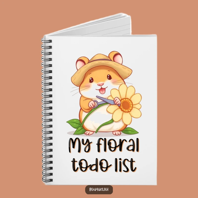 Funny Hamster Gardener Notebook: Cheerful Notes, A Perfect Funny Gift for Journaling Garden Ideas
